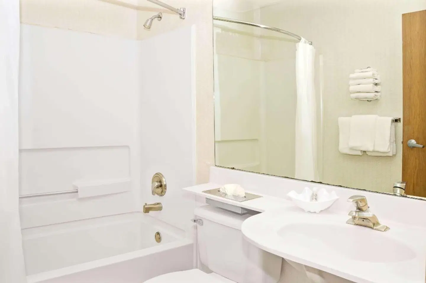 Microtel Inn & Suites by Wyndham Raleigh Durham Airport Badezimmer