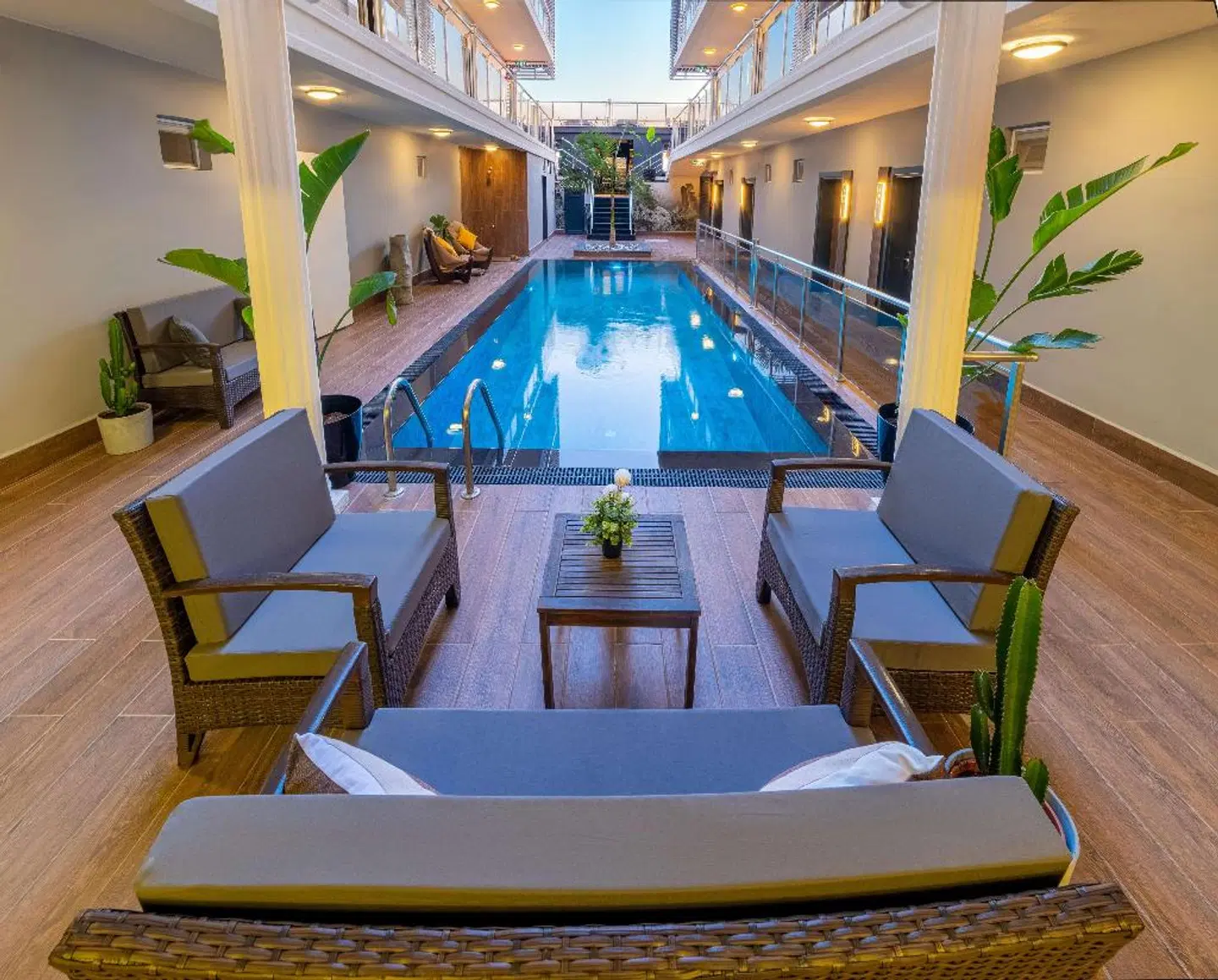 Royalisa Palmiye Beach Hotel Terrasse