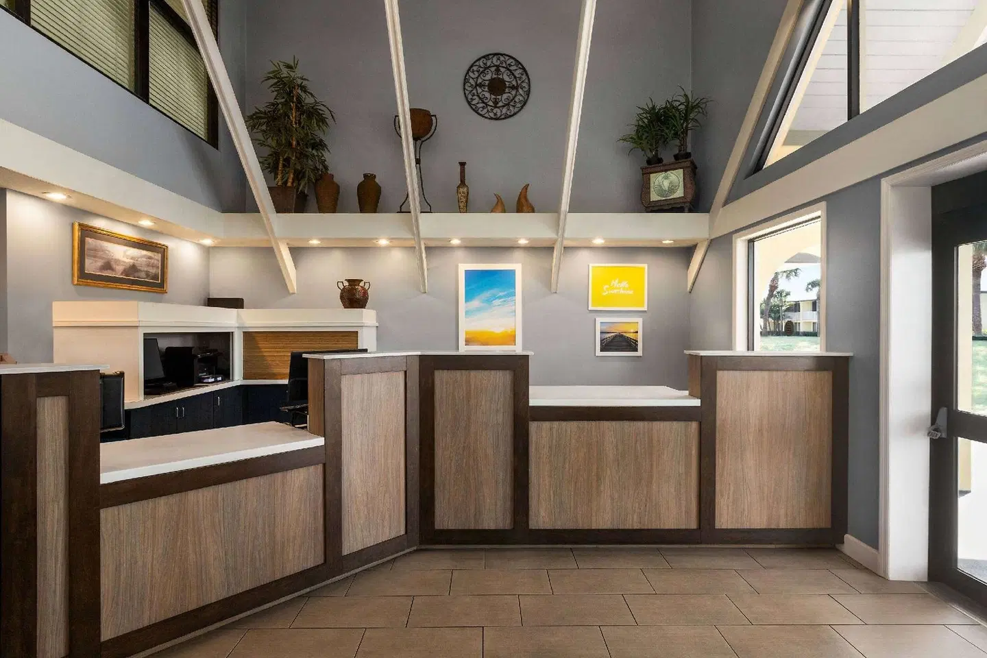 Days Inn by Wyndham Cocoa Beach Port Canaveral Badezimmer