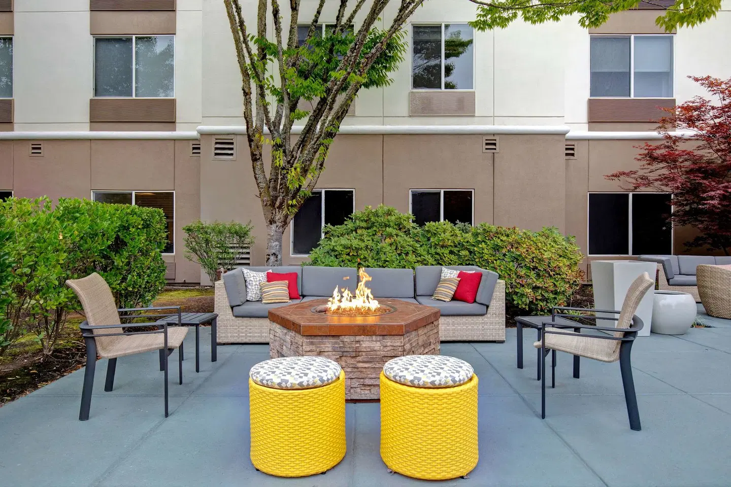 Hilton Garden Inn Portland/Beaverton Terrasse