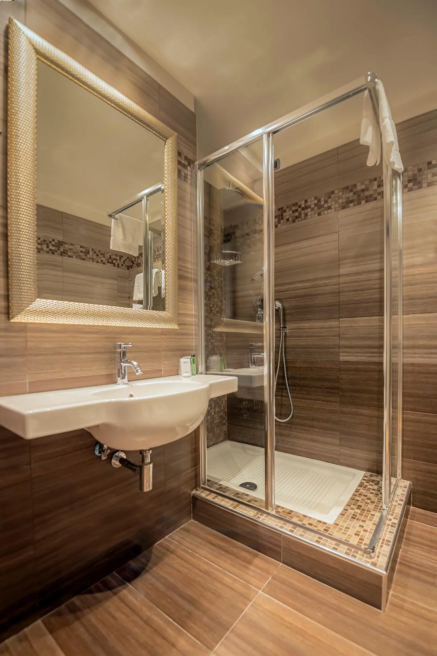 Rome Airport Hotel Fiumicino Badezimmer