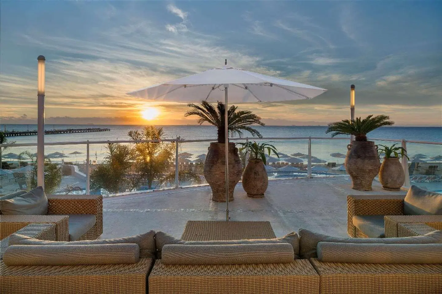 Playacar Palace Terrasse