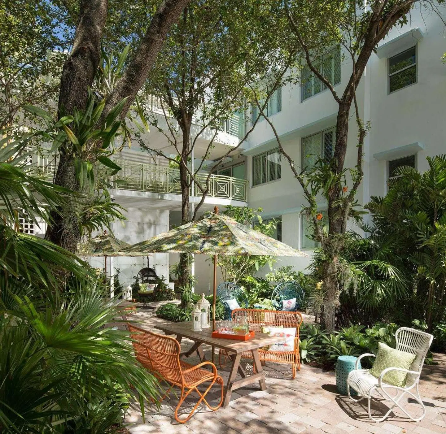 Circa 39 Hotel Miami Beach Terrasse