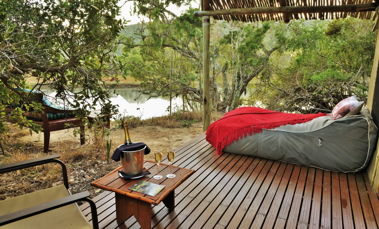 Sibuya Private Game Reserve Terrasse