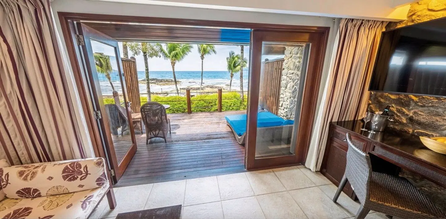 Fishermans Cove Resort Terrasse