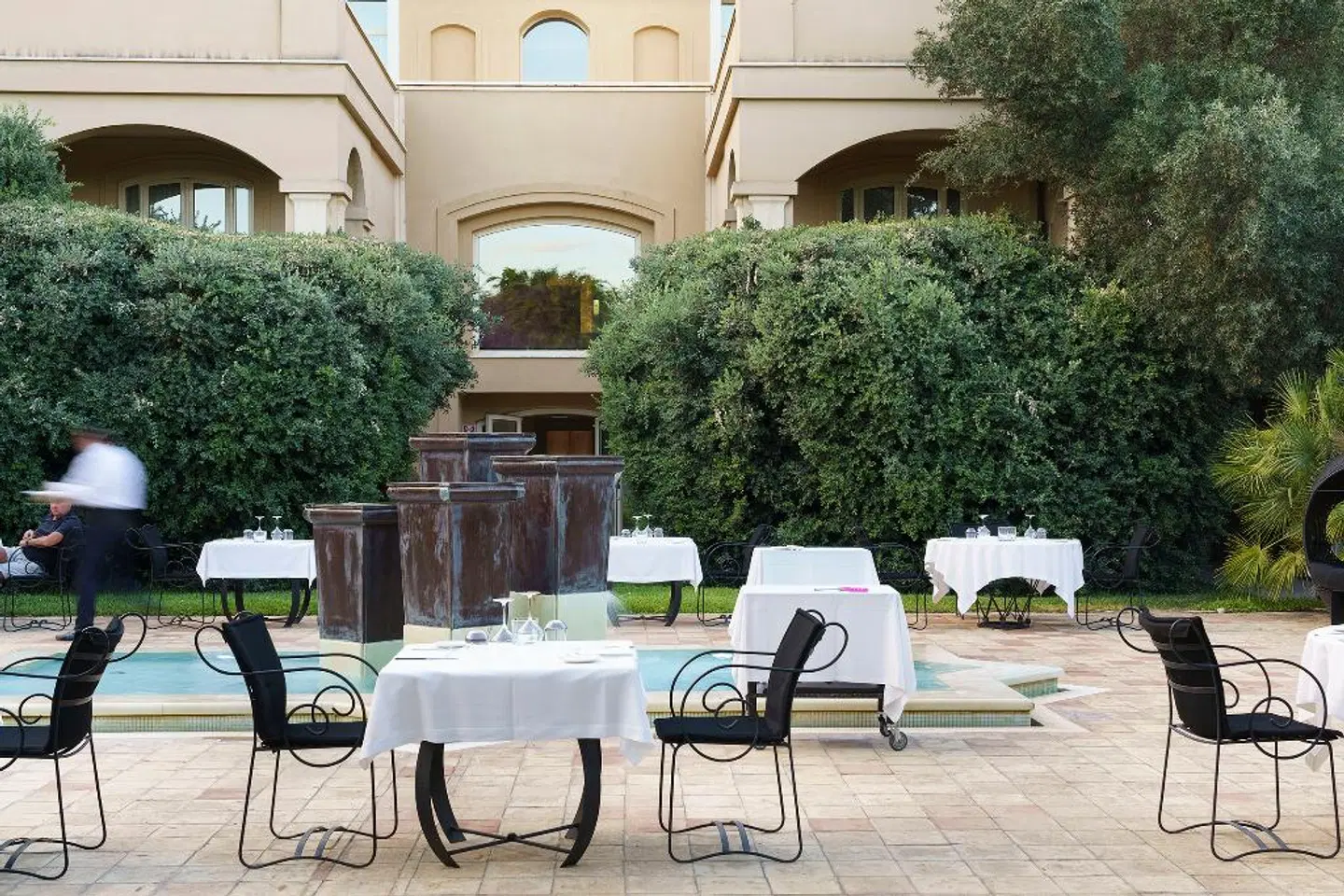 Romano Palace Luxury Hotel Terrasse