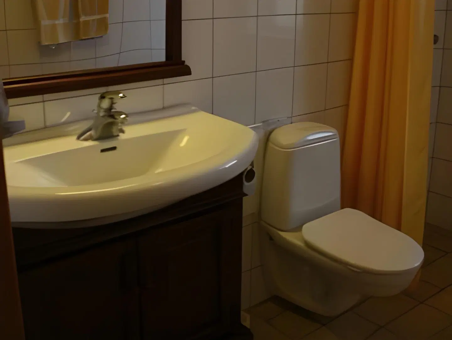 Hótel Eldhestar Badezimmer