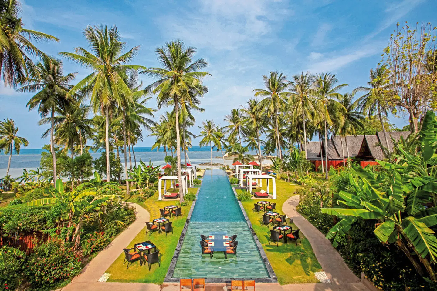 Kupu Kupu Phangan Beach Villas Garten