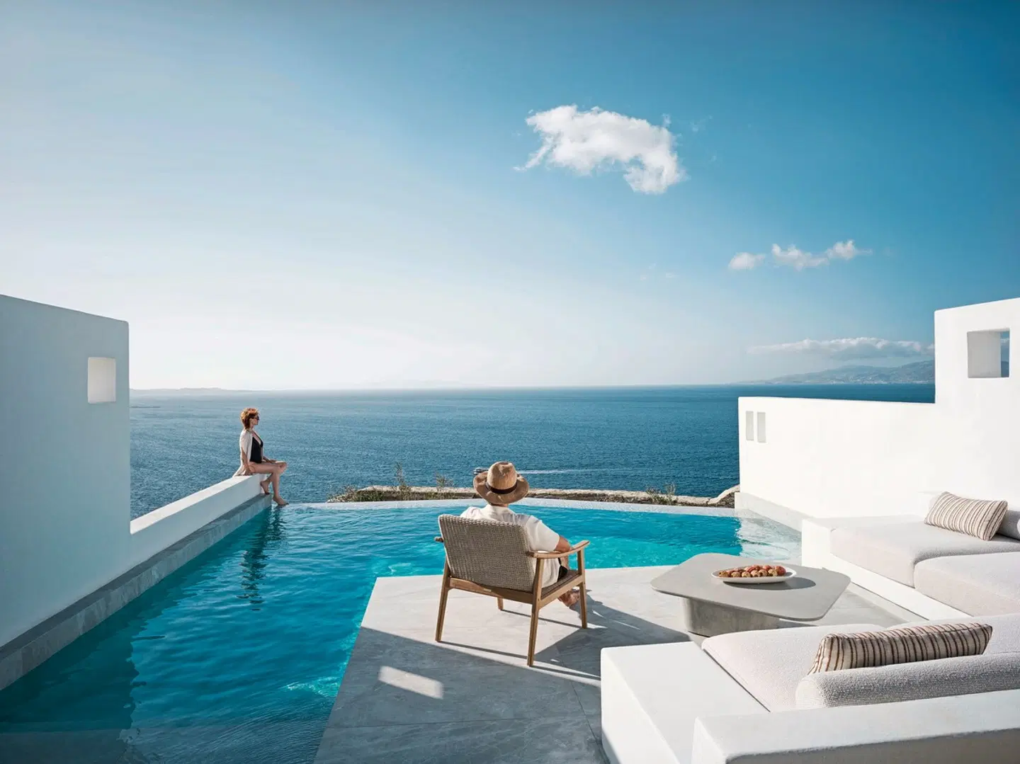 Deos Mykonos - A Myconian Collection Hotel Terrasse