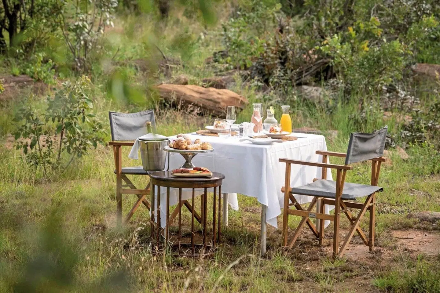 Rare Earth Lodges Welgevonden Terrasse
