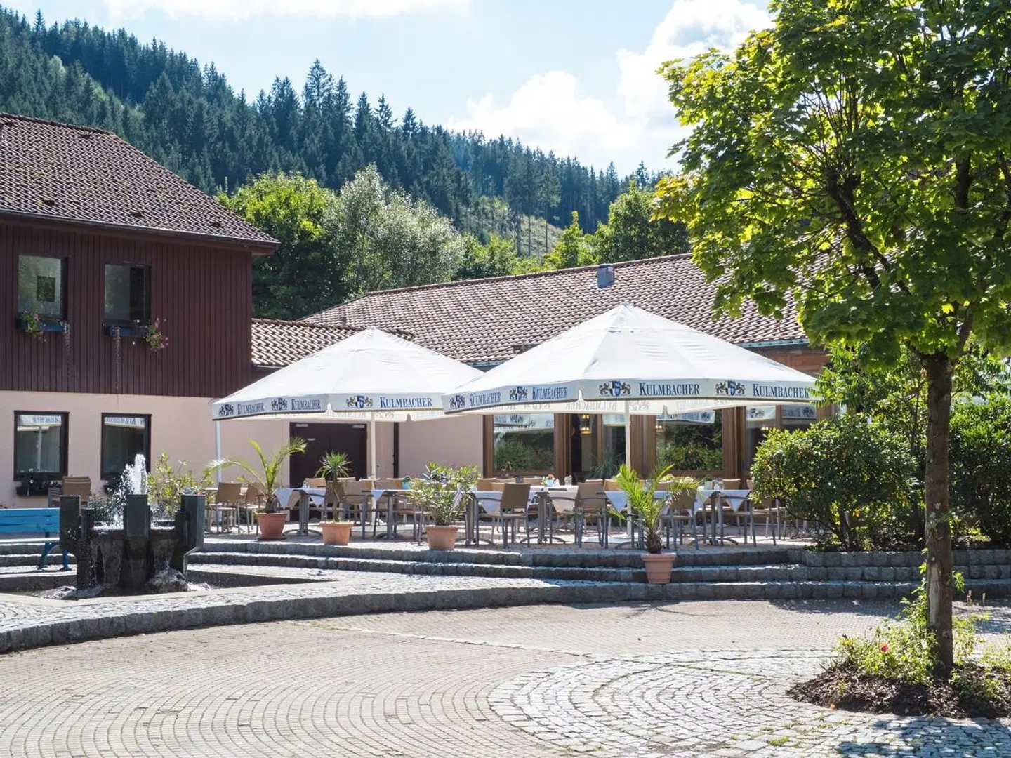 Wagners Hotel & Restaurant im Frankenwald Terrasse
