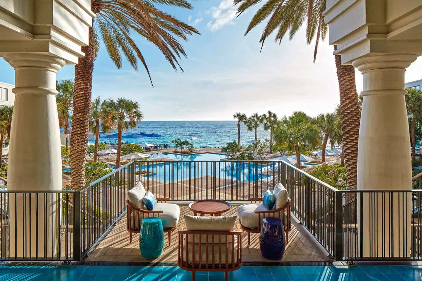 Curaçao Marriott Beach Resort Terrasse