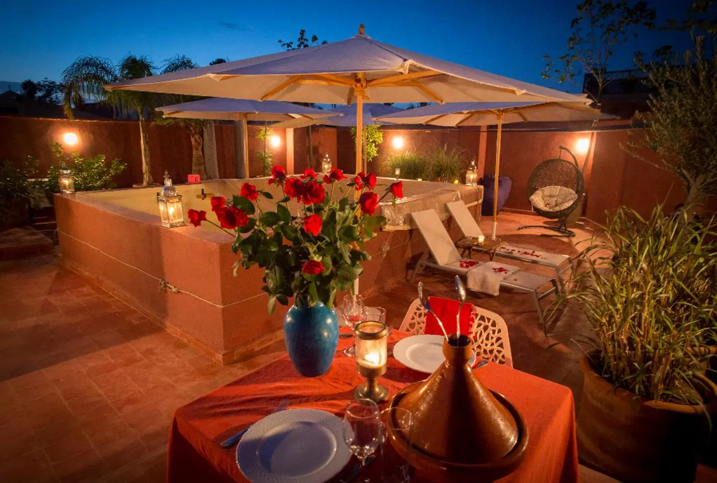 Riad Rose Du Desert Terrasse