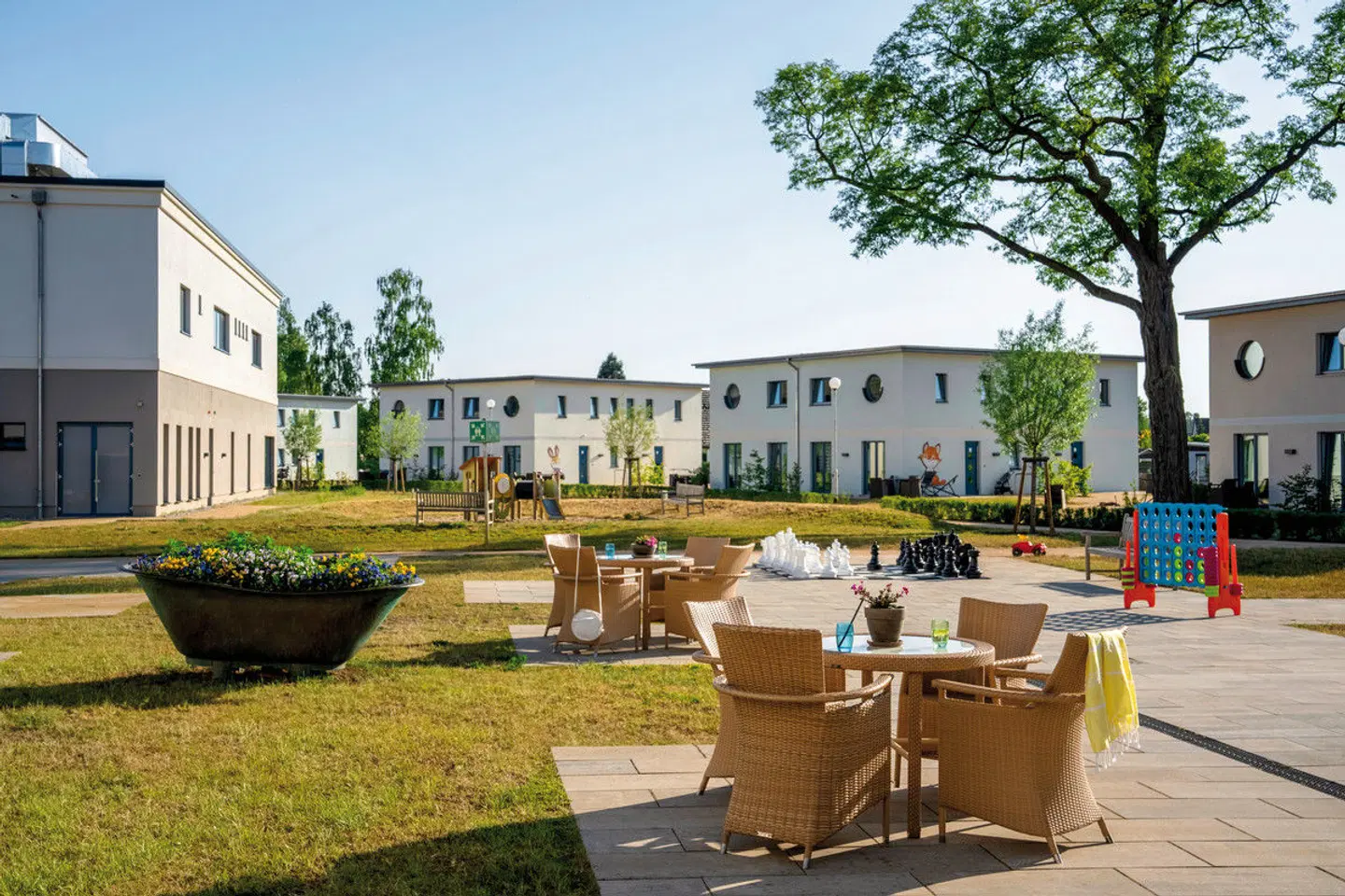 Familienresort Usedom Terrasse