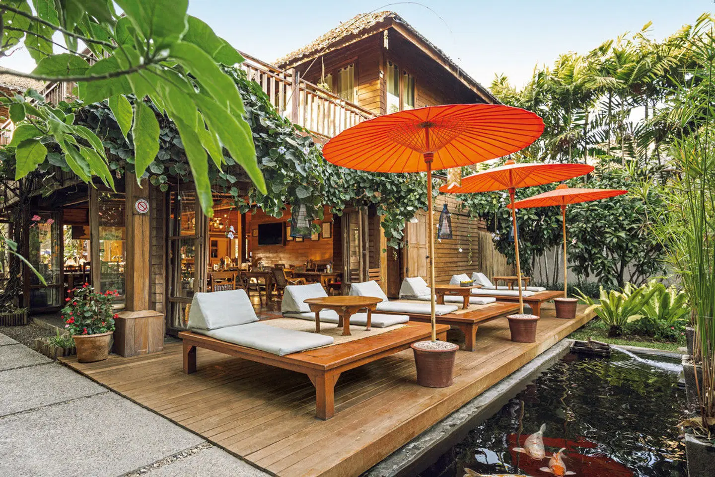 Pai Village Boutique Resort Terrasse