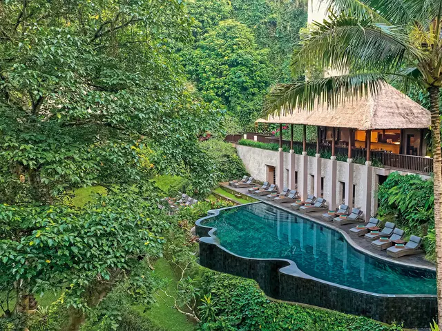 Maya Ubud Resort & Spa Garten