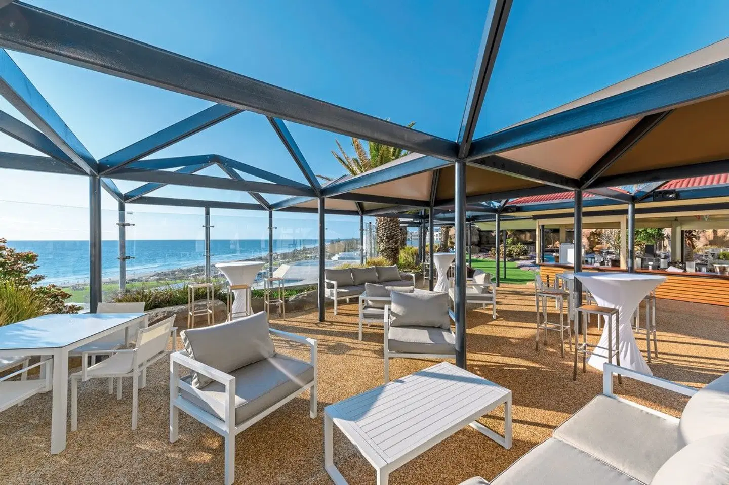 Rendezvous Hotel Perth Scarborough Terrasse