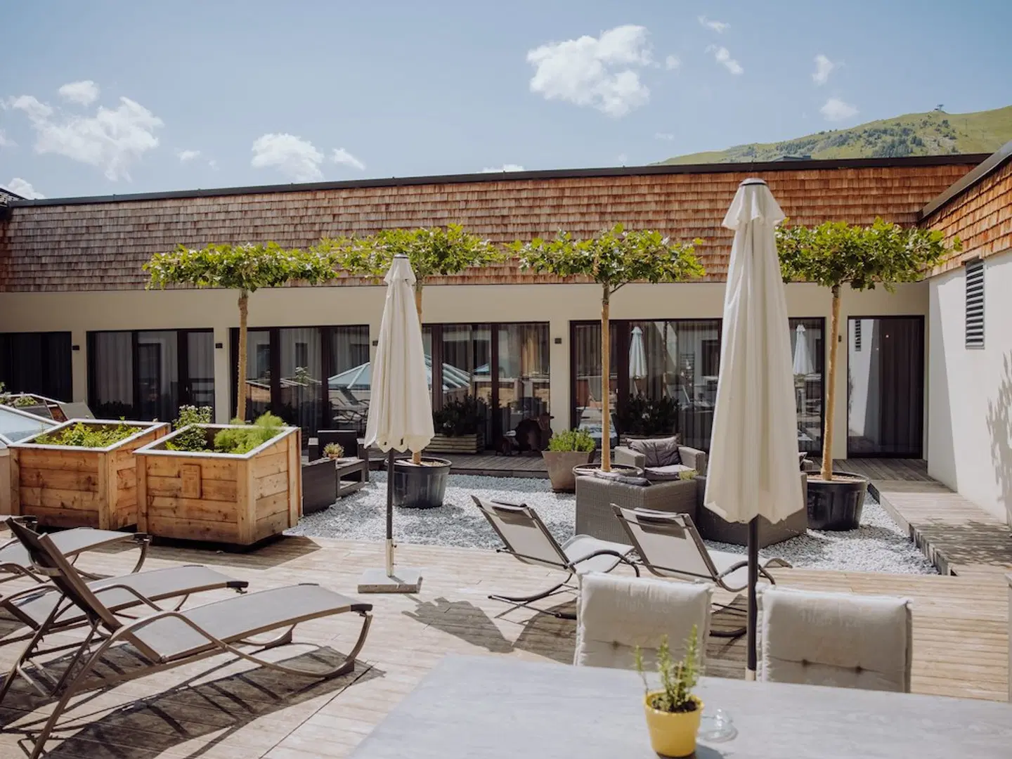 Hotel Lärchenhof am Katschberg Terrasse