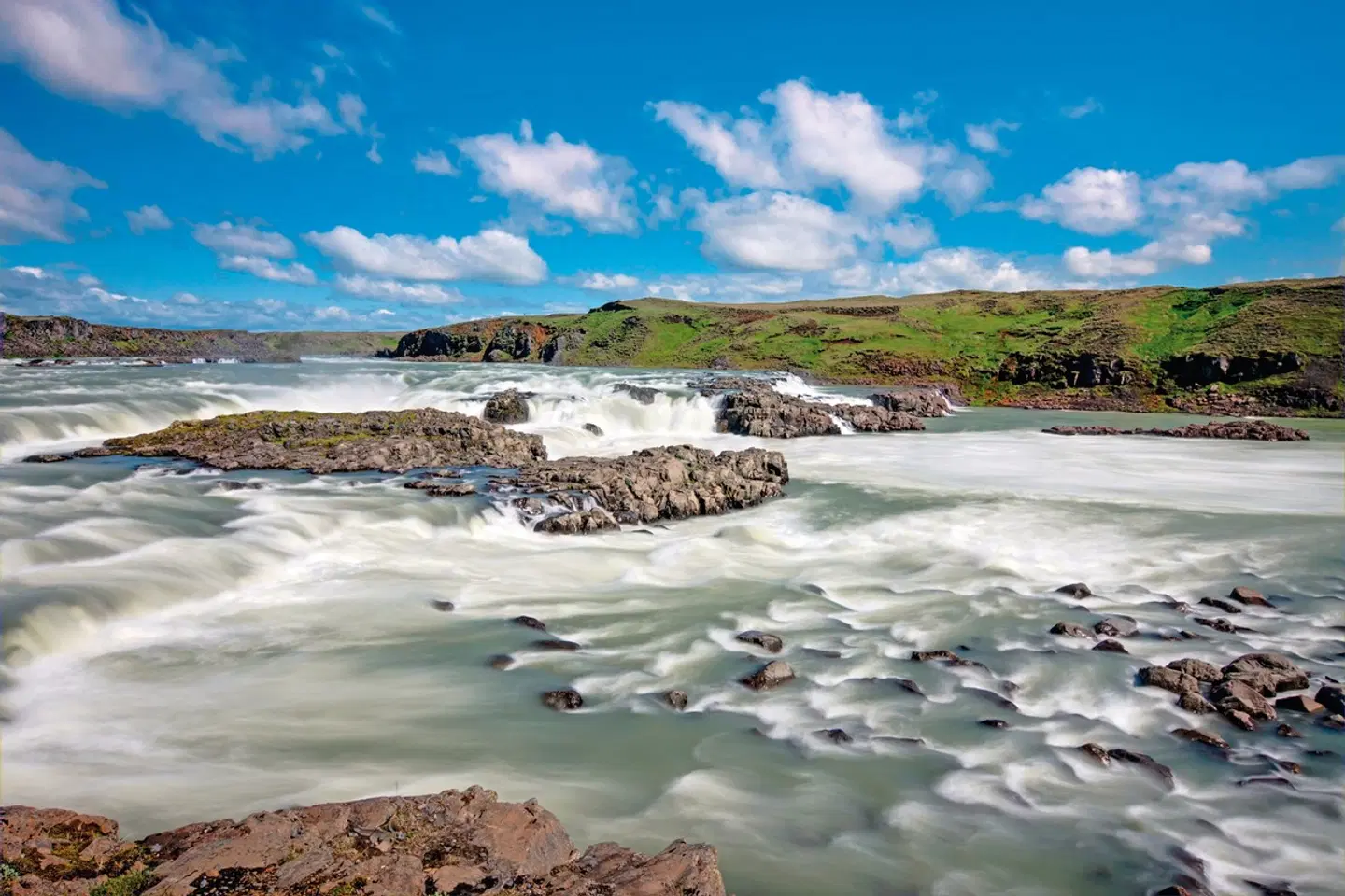 Islands Sommer entspannt genießen Strand
