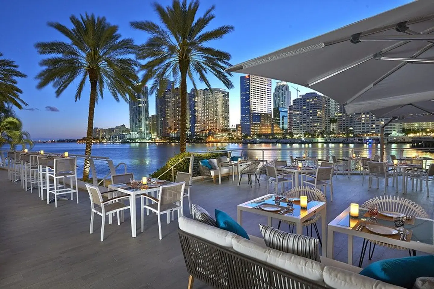 Mandarin Oriental, Miami Terrasse