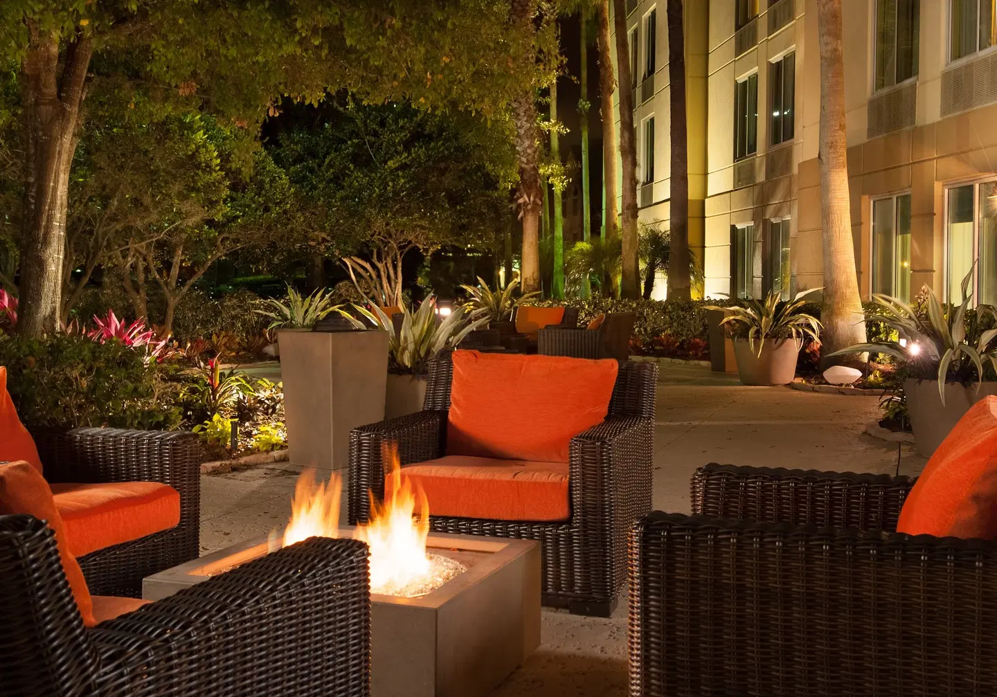 Hilton Garden Inn Orlando Airport Terrasse