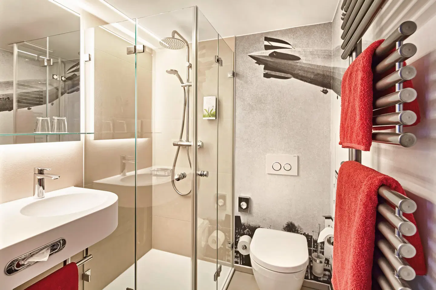 Hotel City Krone Badezimmer