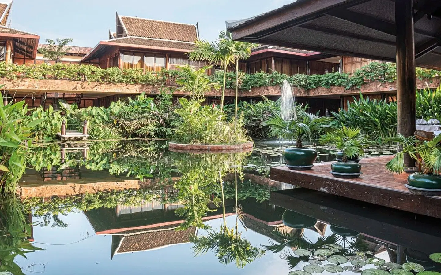 Angkor Village Hotel Terrasse