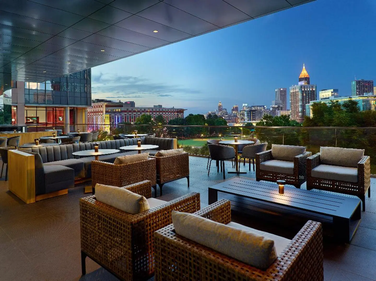 Omni Atlanta Hotel at CNN Center Terrasse