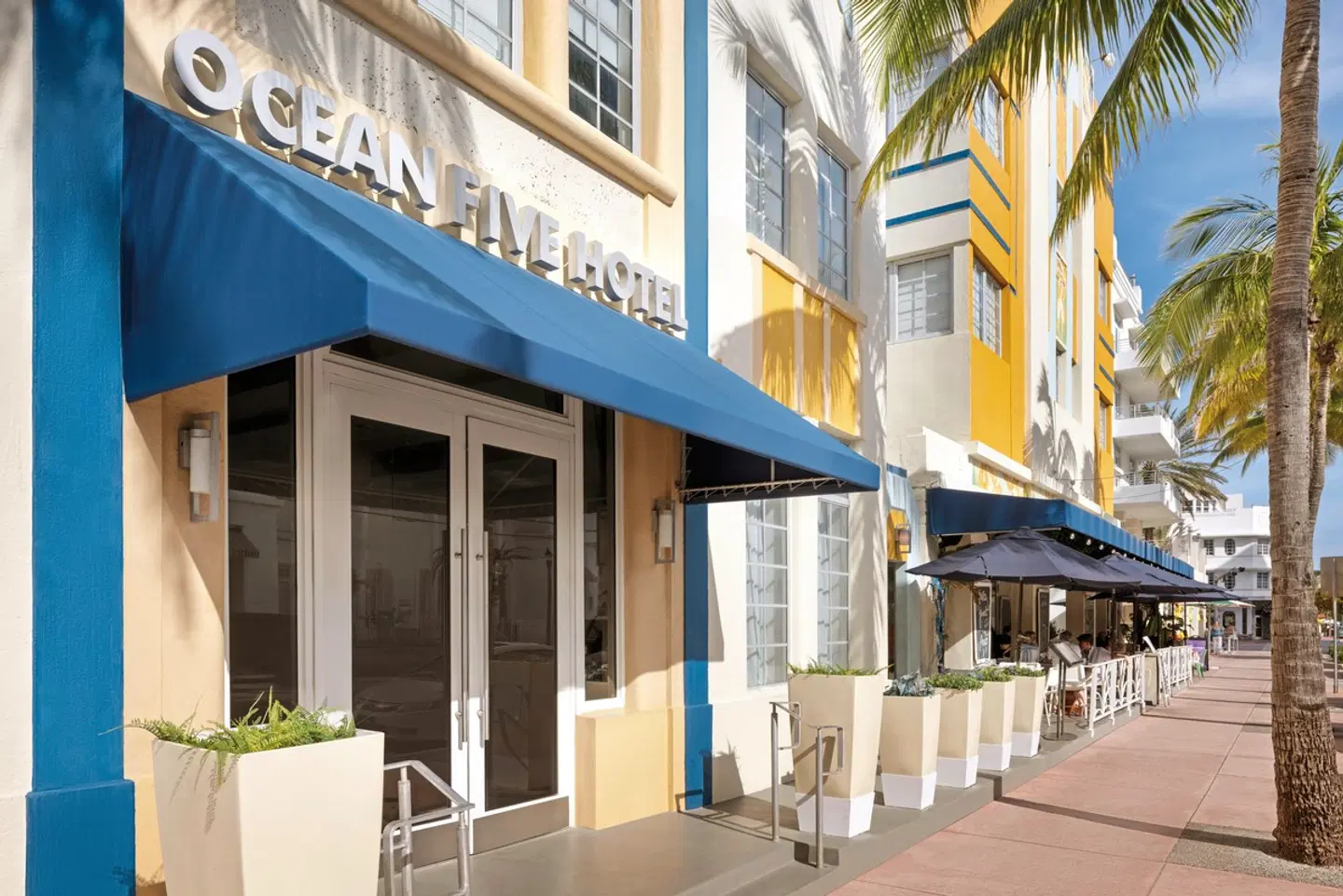 Ocean Five Hotel Miami Terrasse