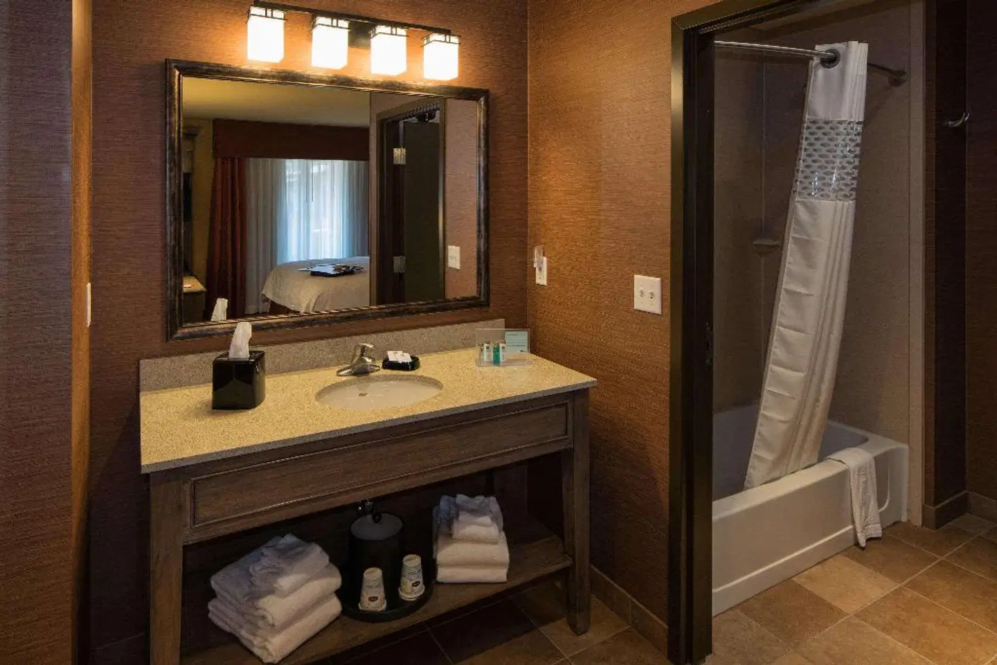 Hampton Inn & Suites Springdale/Zion National Park Badezimmer