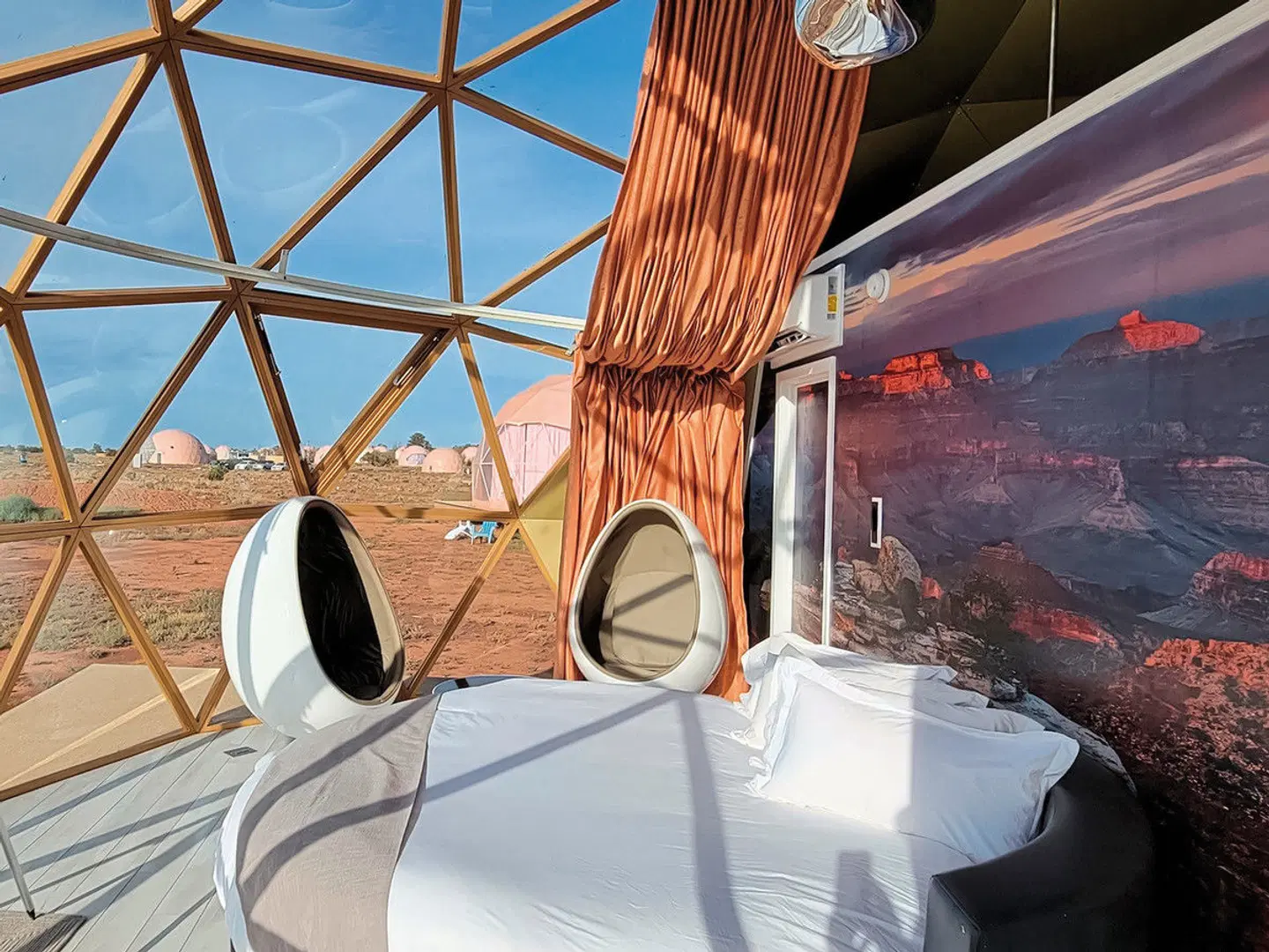 Clear Sky Resorts Grand Canyon Unique Sky Domes Terrasse