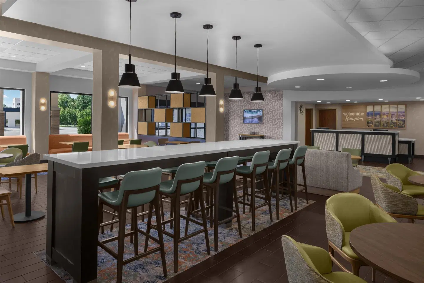 Hampton Inn Salt Lake City Downtown Bar