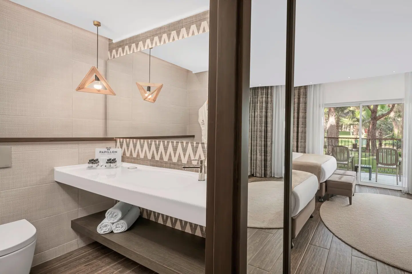 Papillon Belvil Badezimmer