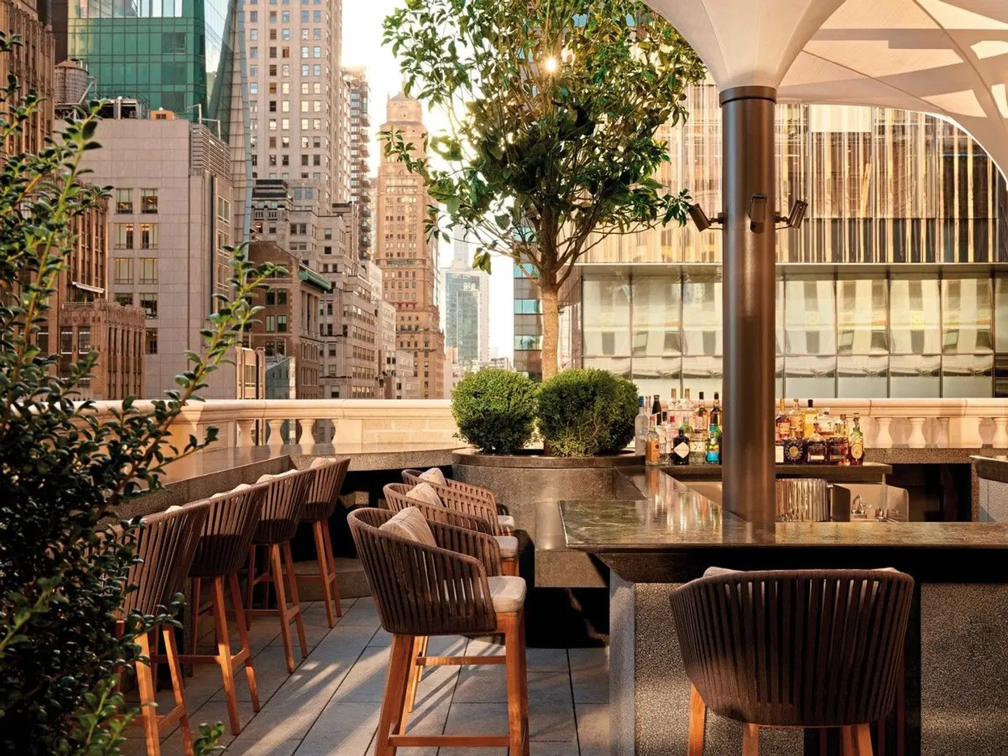 Aman New York Terrasse