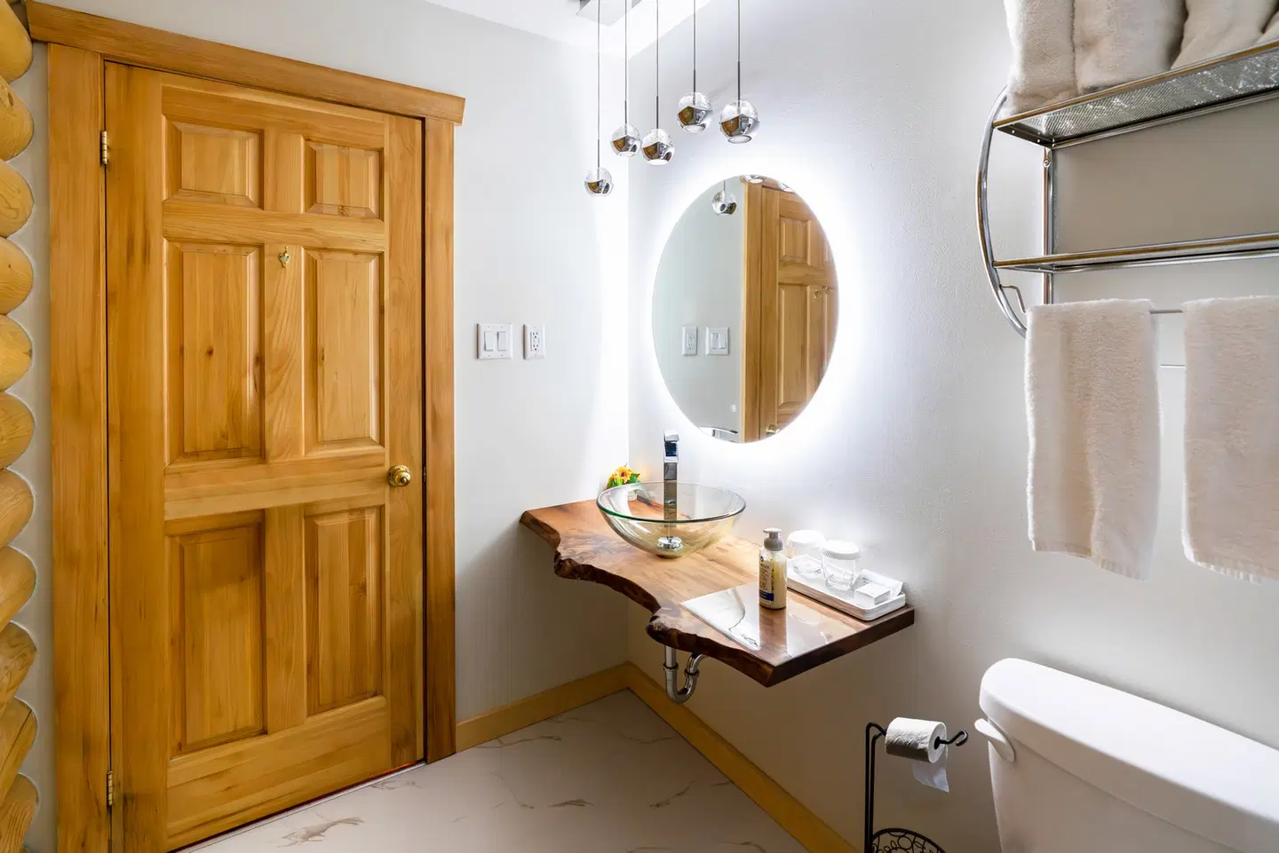 Red Bank Lodge Badezimmer