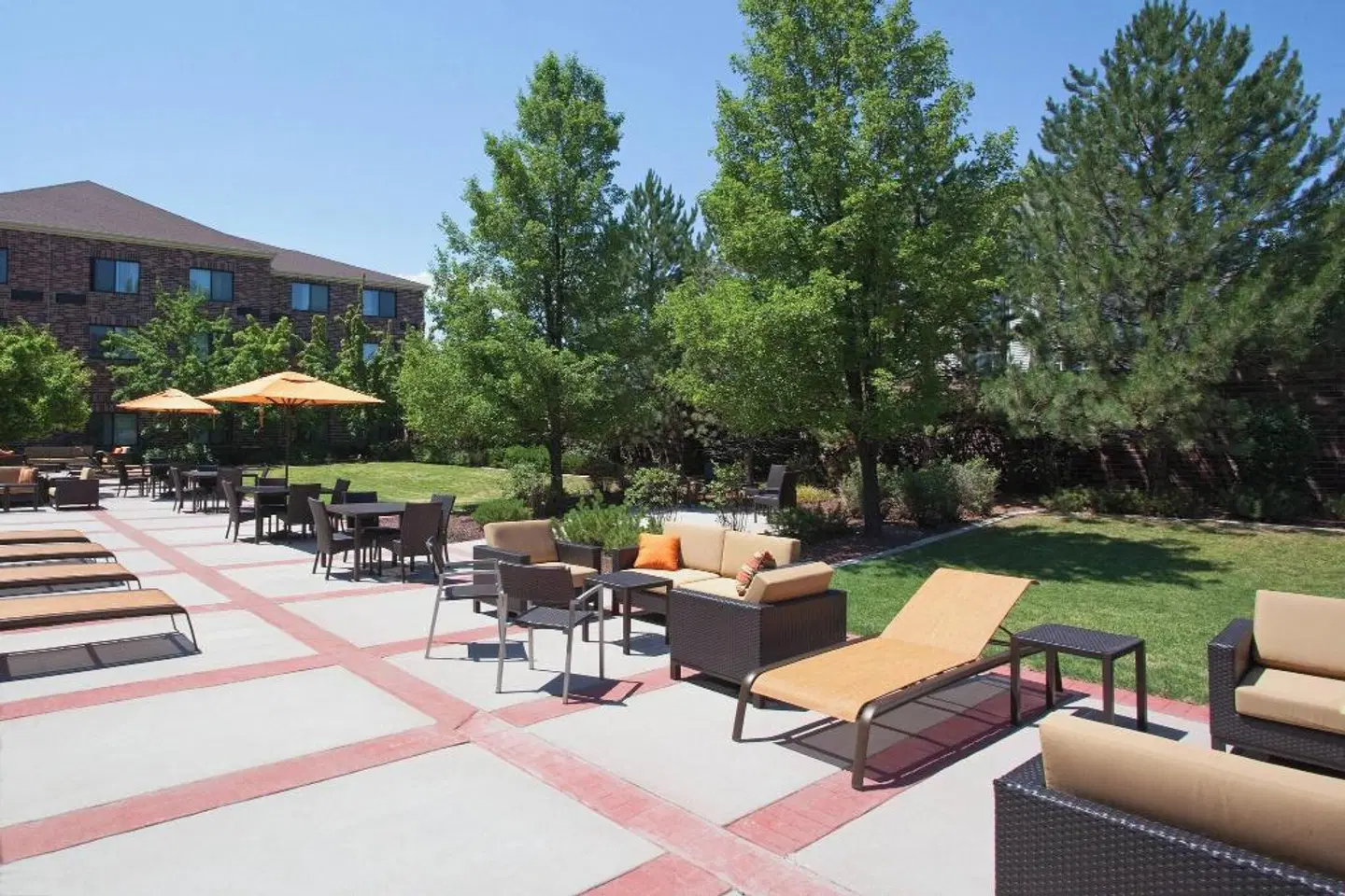 Courtyard by Marriott Salt Lake City Airport Terrasse