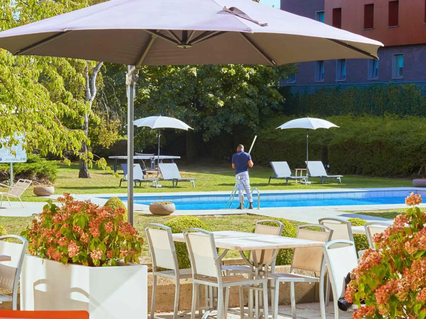 Novotel Antwerpen Hotel Terrasse