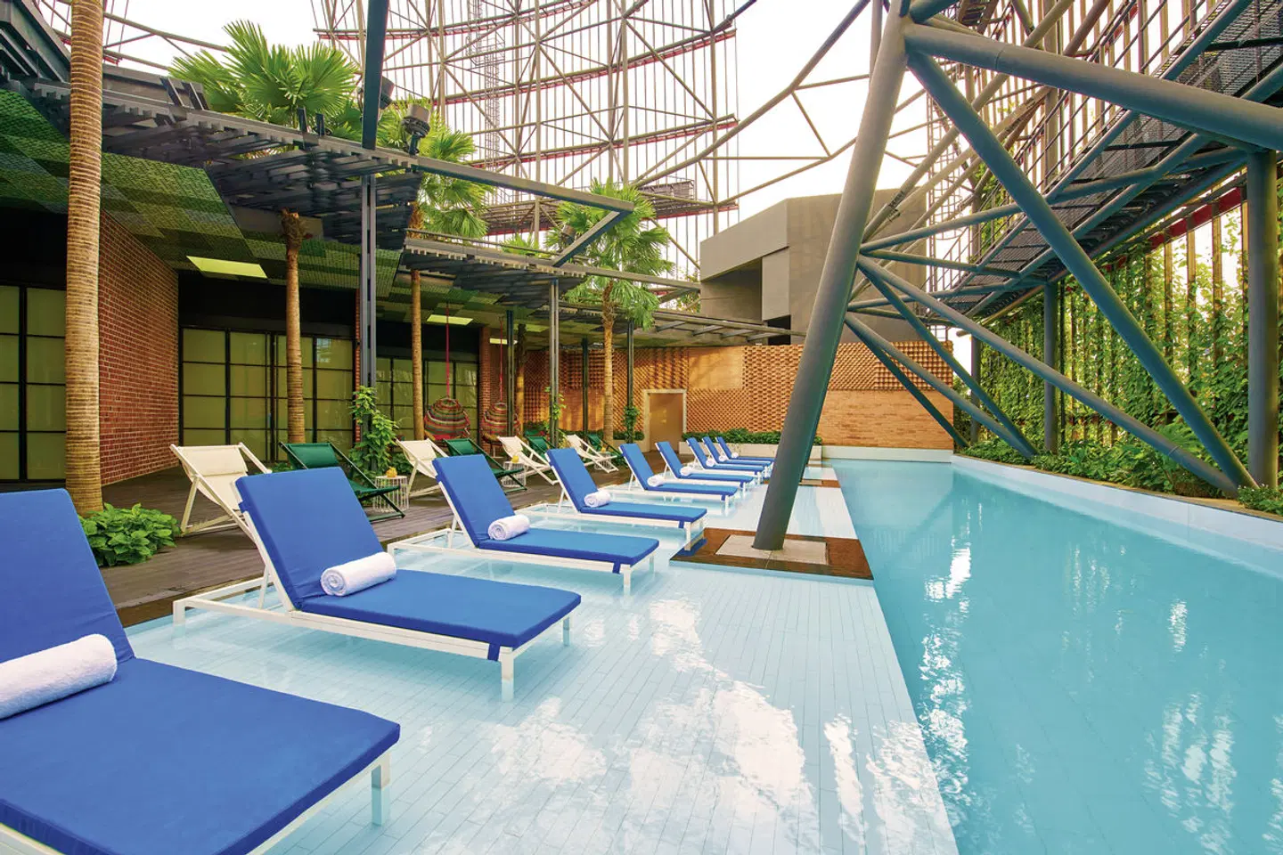 Oasia Hotel Downtown Hallenbad