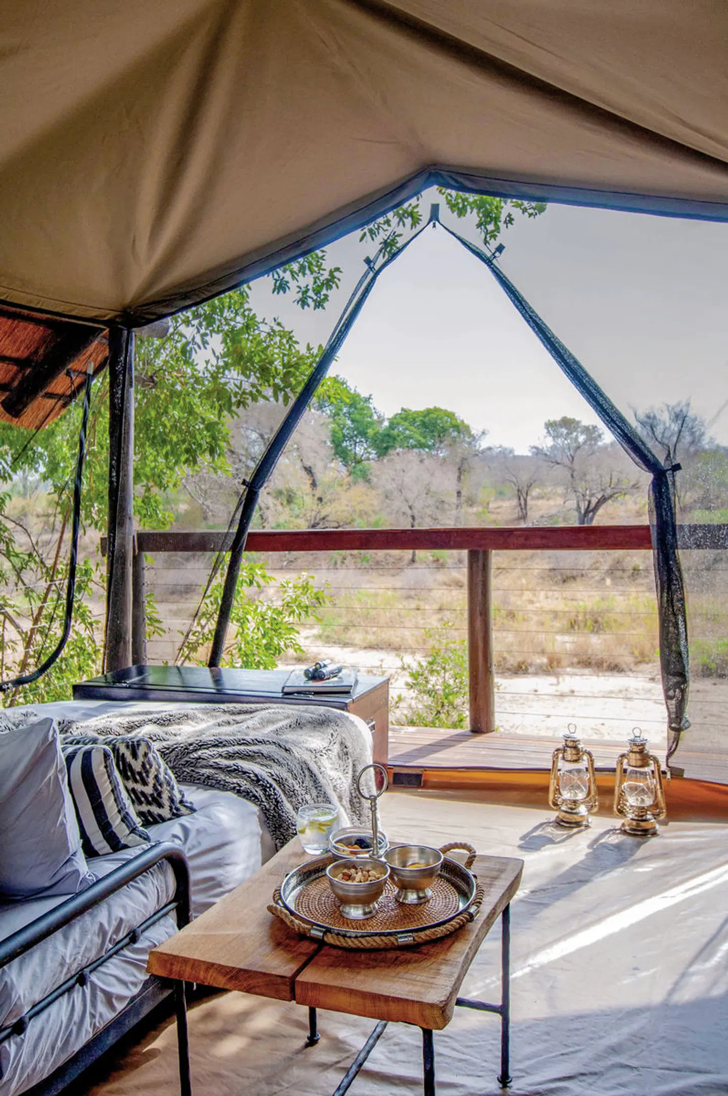 Jock Safari Lodge Terrasse