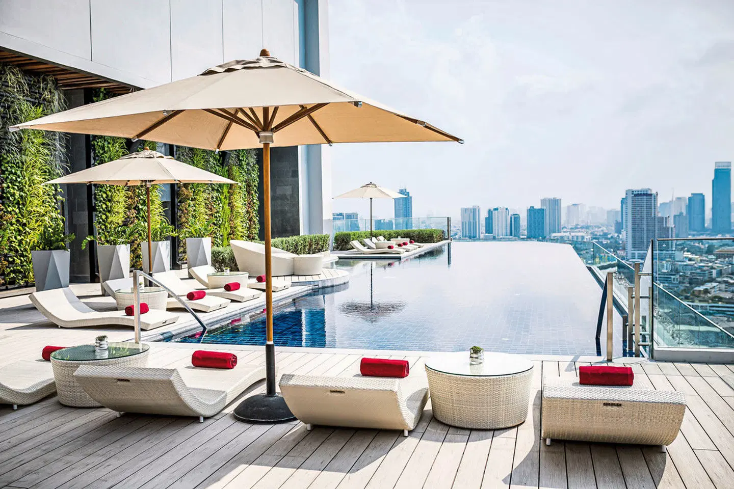 Avani+ Riverside Bangkok Hotel Terrasse