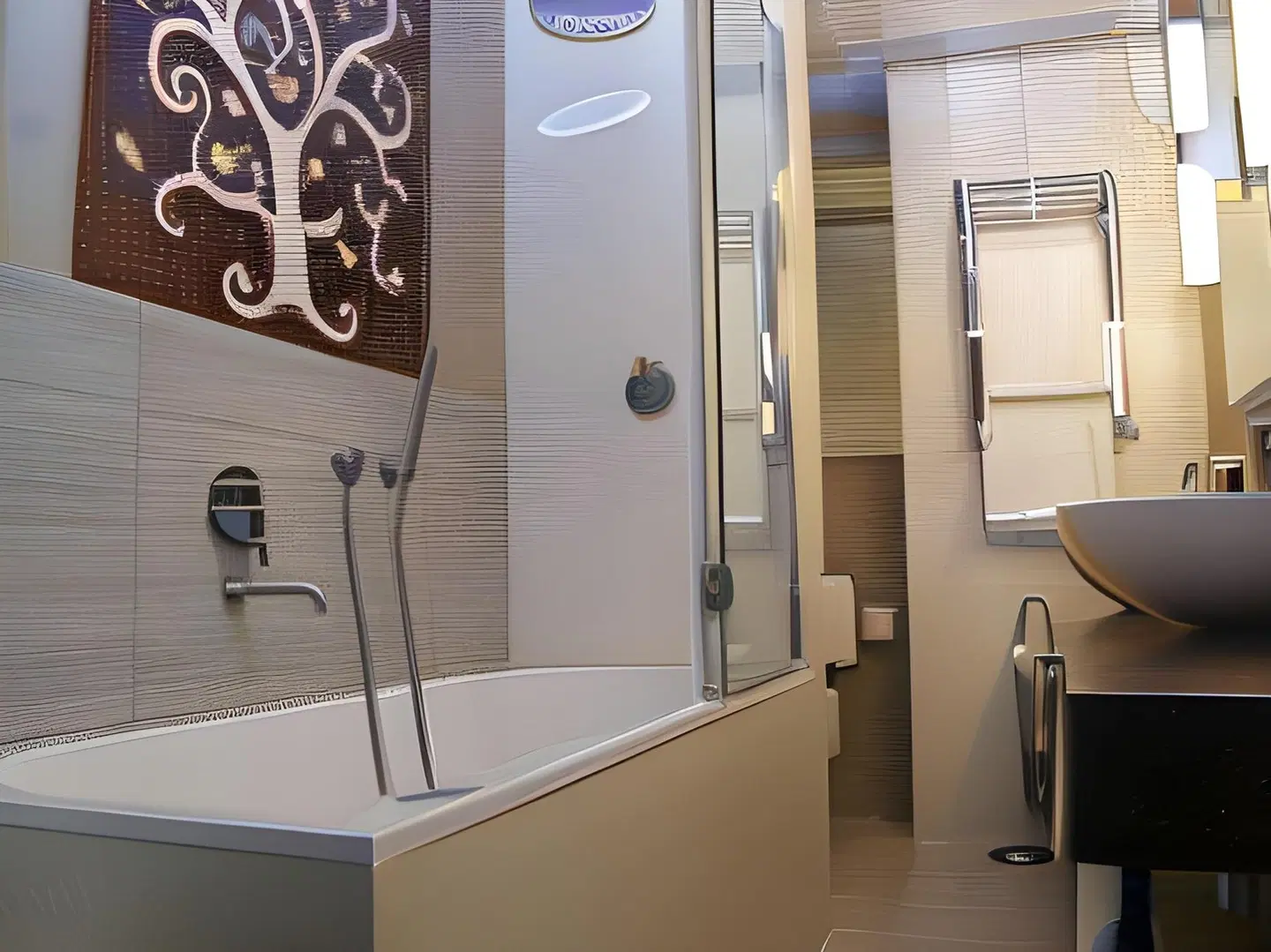 Antares Hotel Rubens Badezimmer