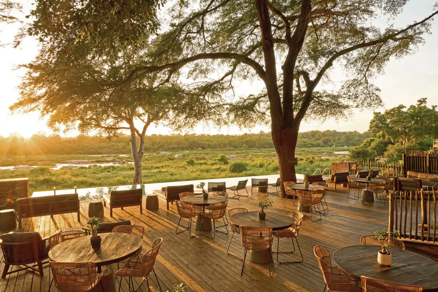 Kruger Gate Hotel Terrasse