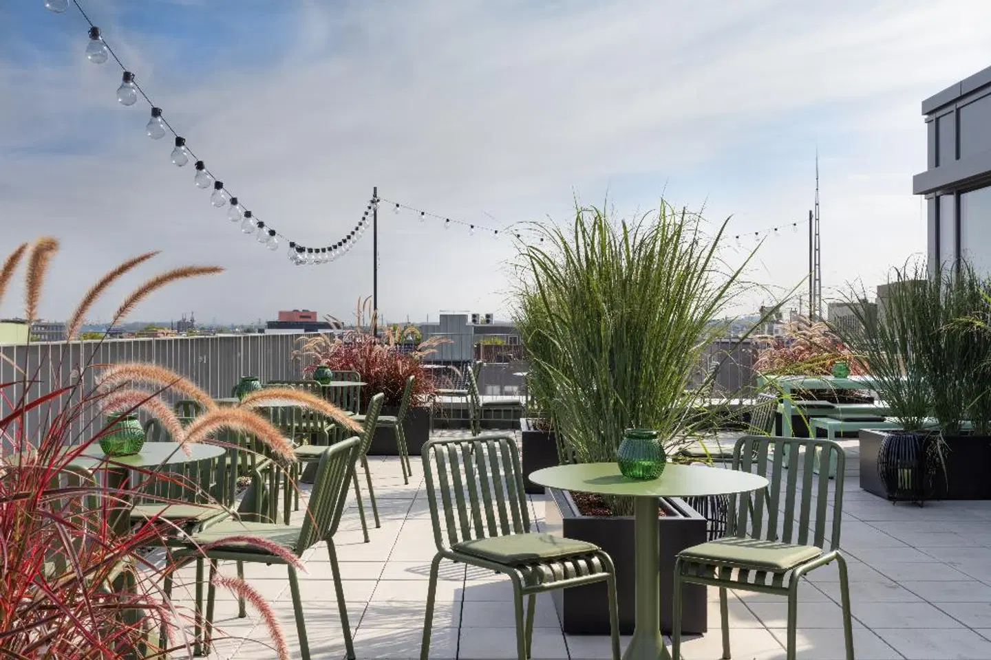 Basecamp Hotel Dortmund Terrasse