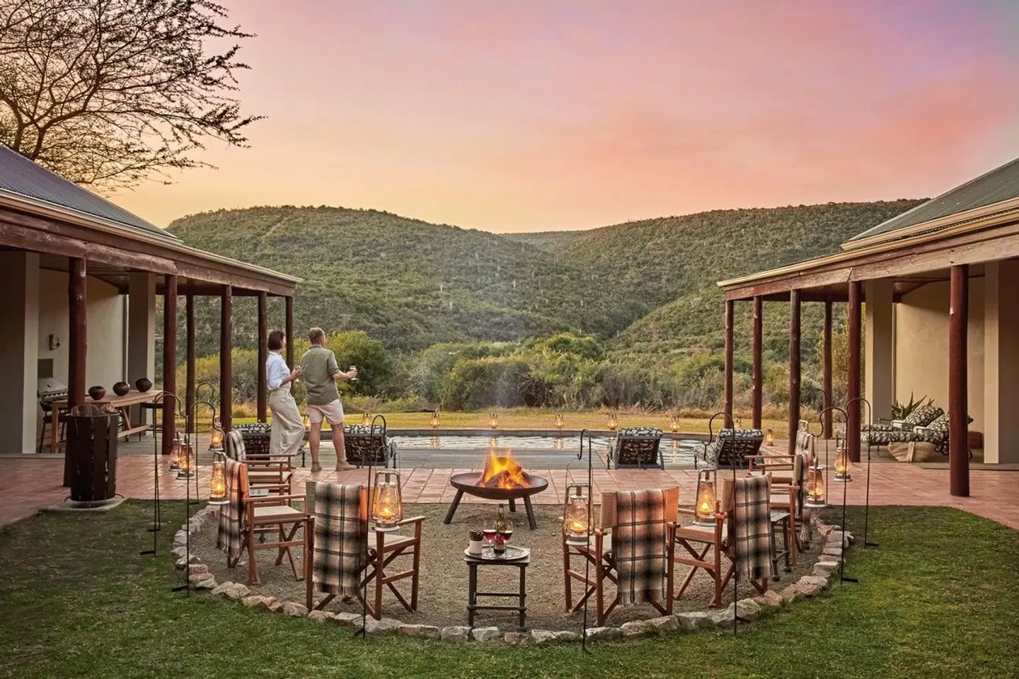 Kwandwe Private Game Reserve Terrasse