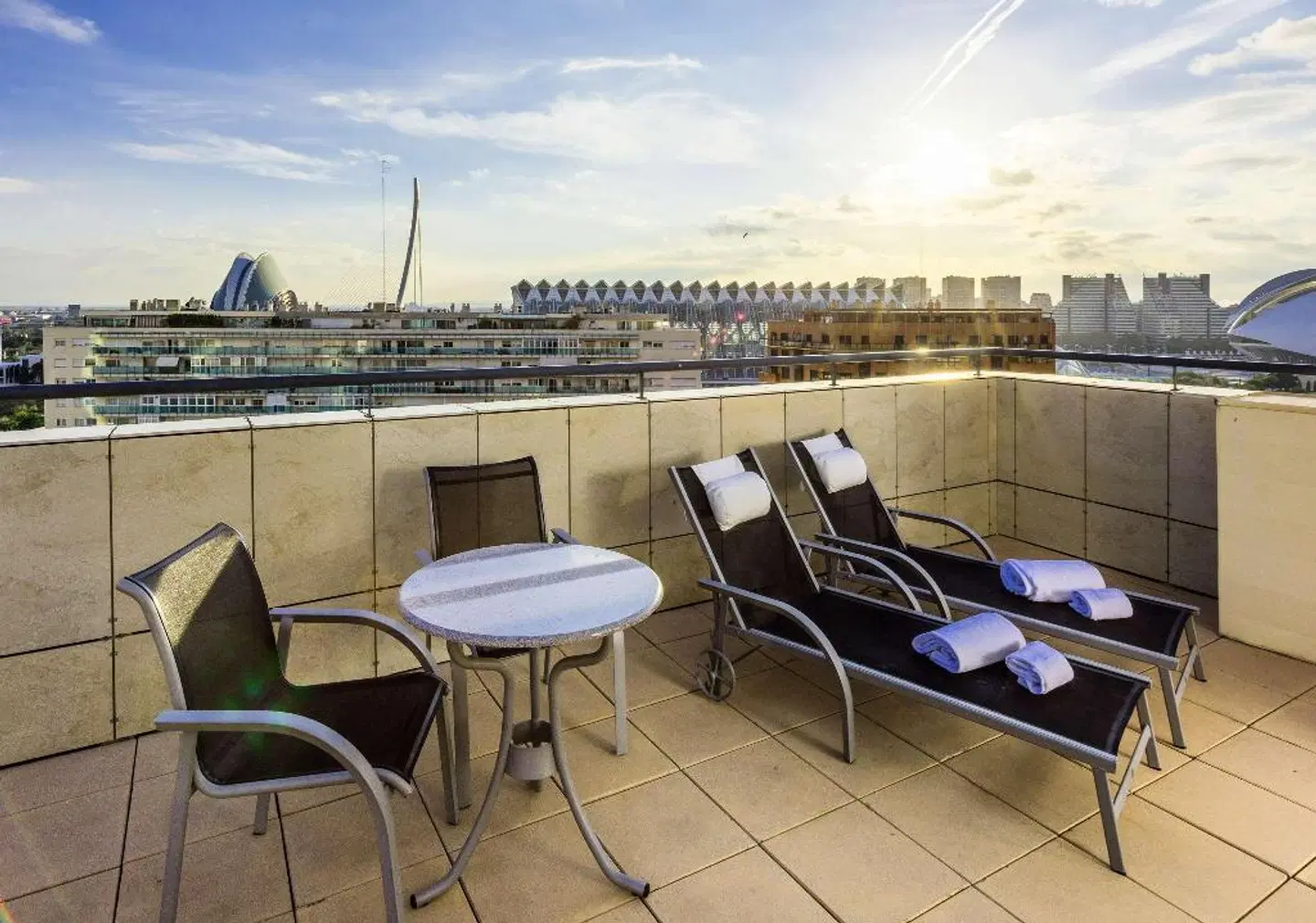 Hotel Valencia Oceanic Terrasse