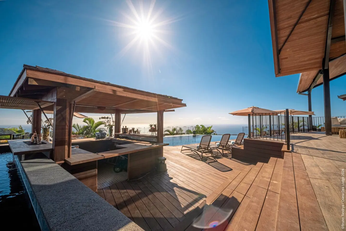 Diana Dea Lodge Terrasse