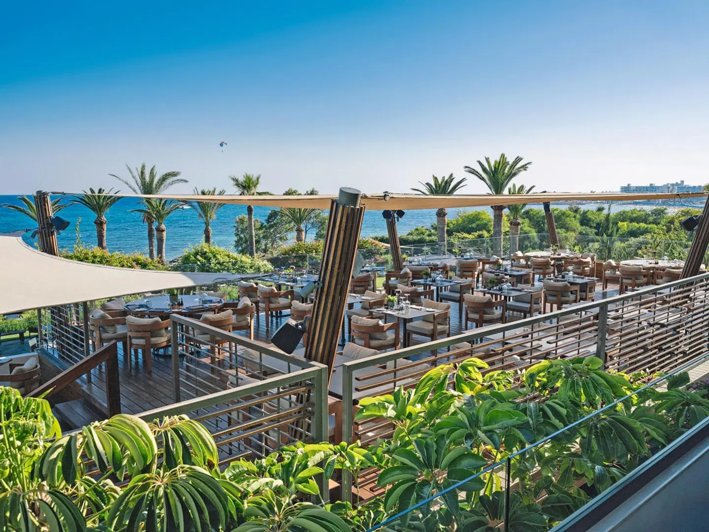 Alion Beach Hotel Terrasse