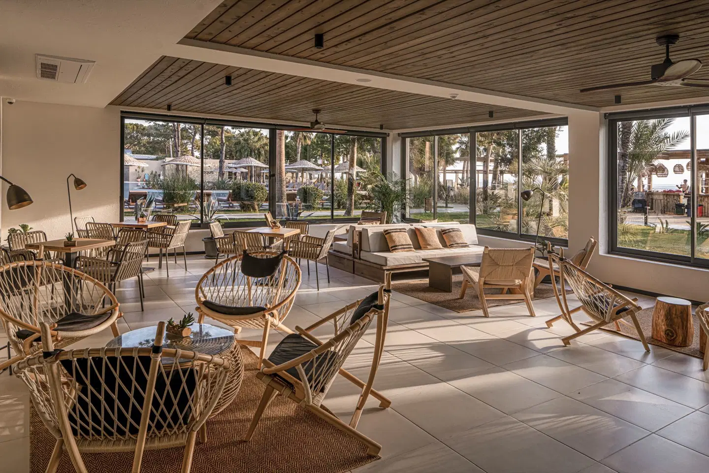 Balmy Beach Resort Kemer Terrasse