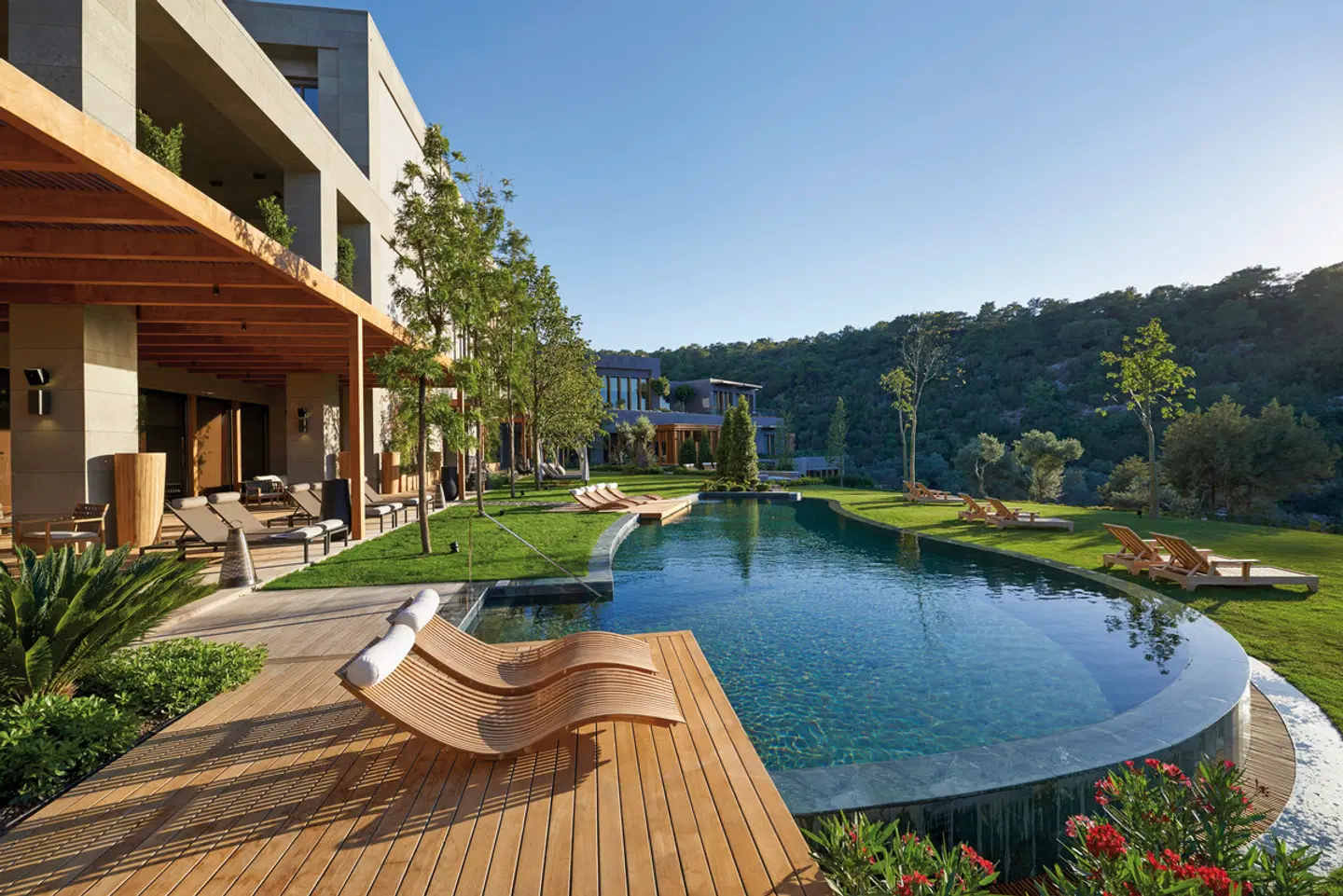 Mandarin Oriental, Bodrum Terrasse