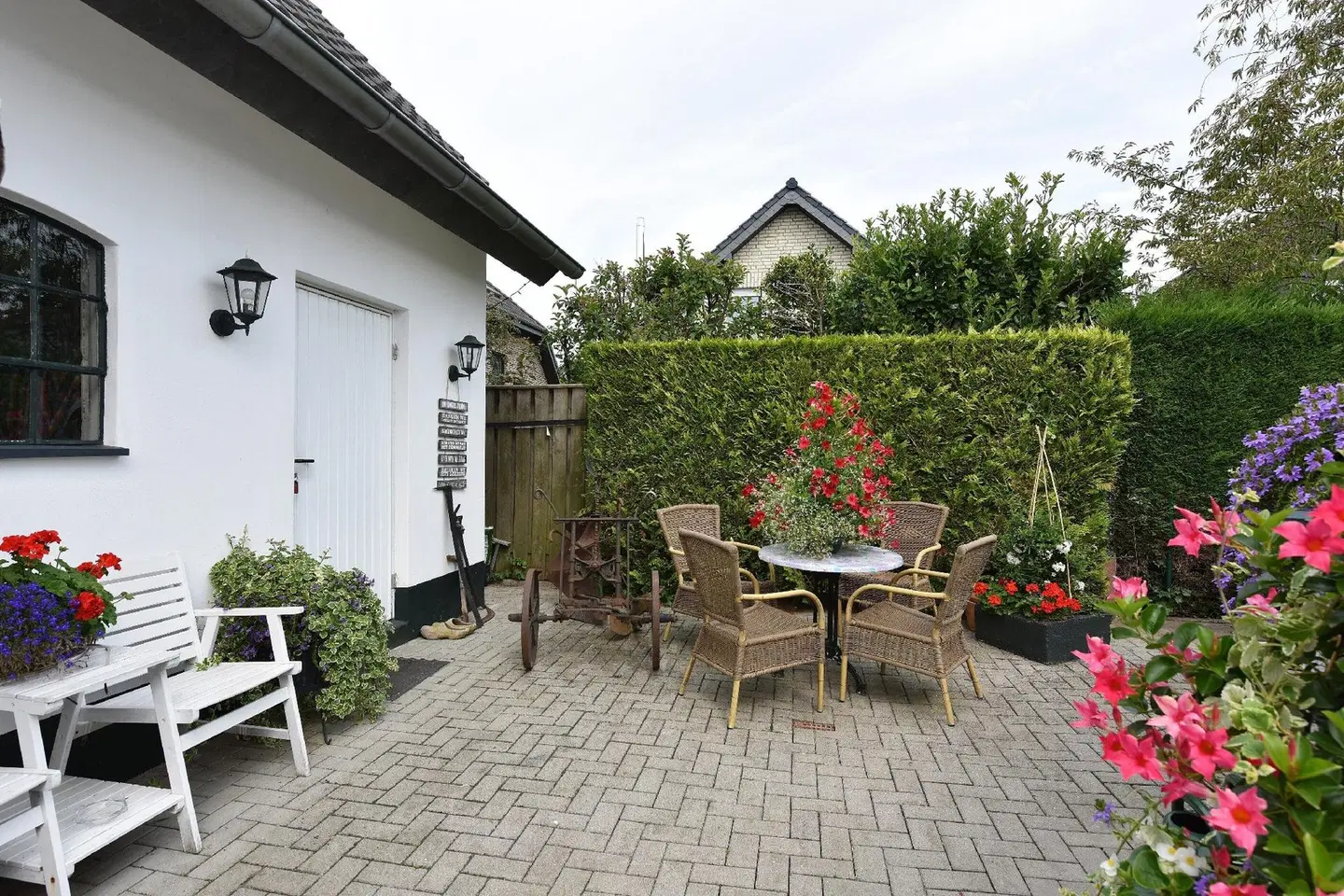 De Witte Molen Kranenburg Terrasse